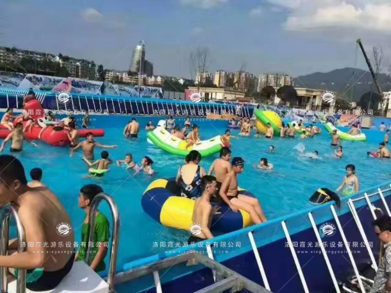 大名水上乐园支架泳池